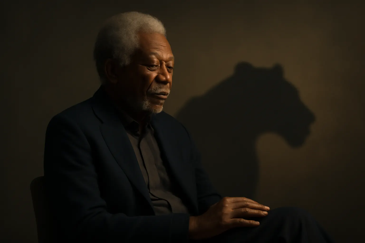 Morgan Freeman Reflects on His Voice and Role in 'Lioness'
