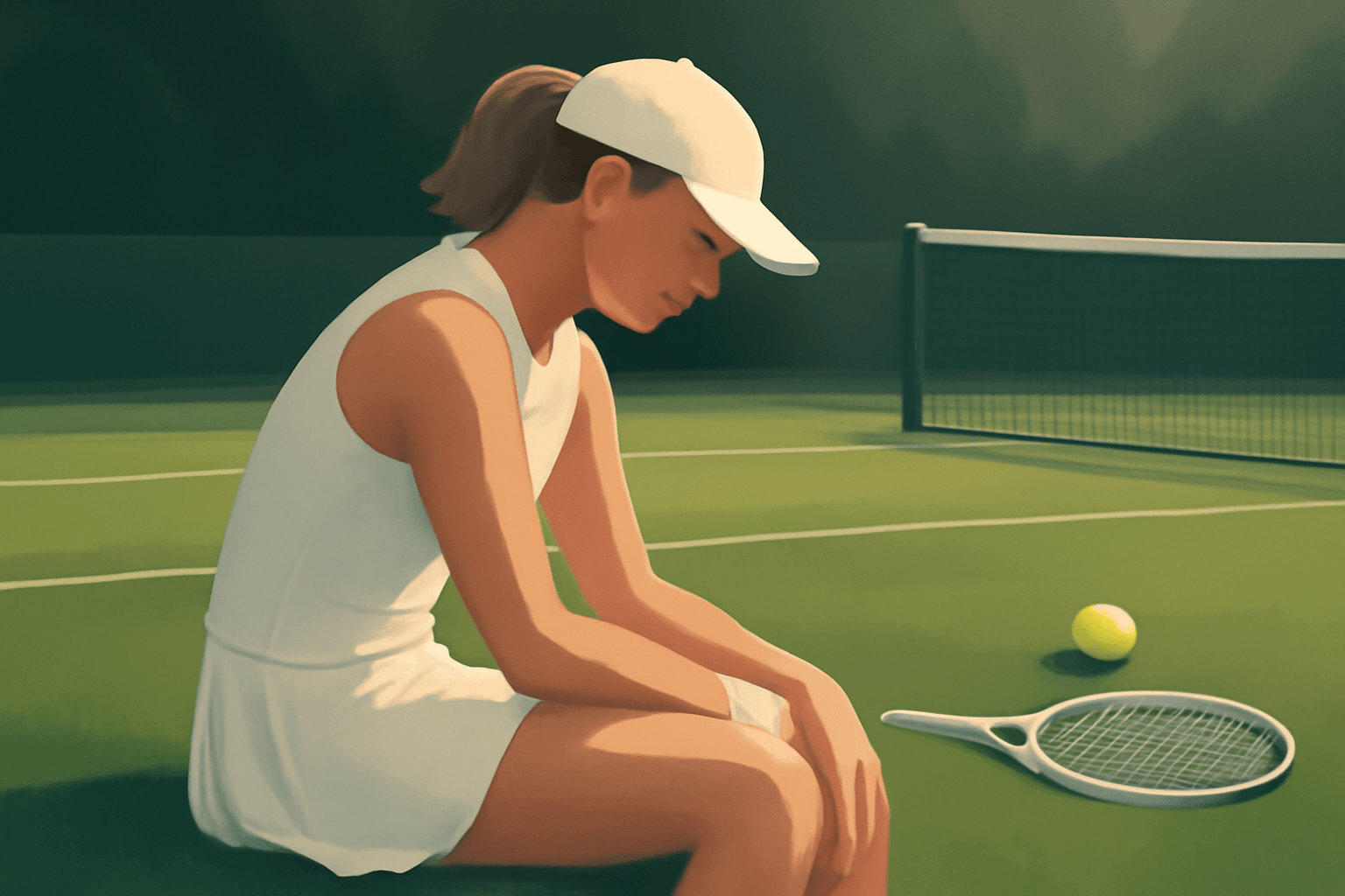 Swiatek Falls in Only Grass Warm-Up Before Wimbledon