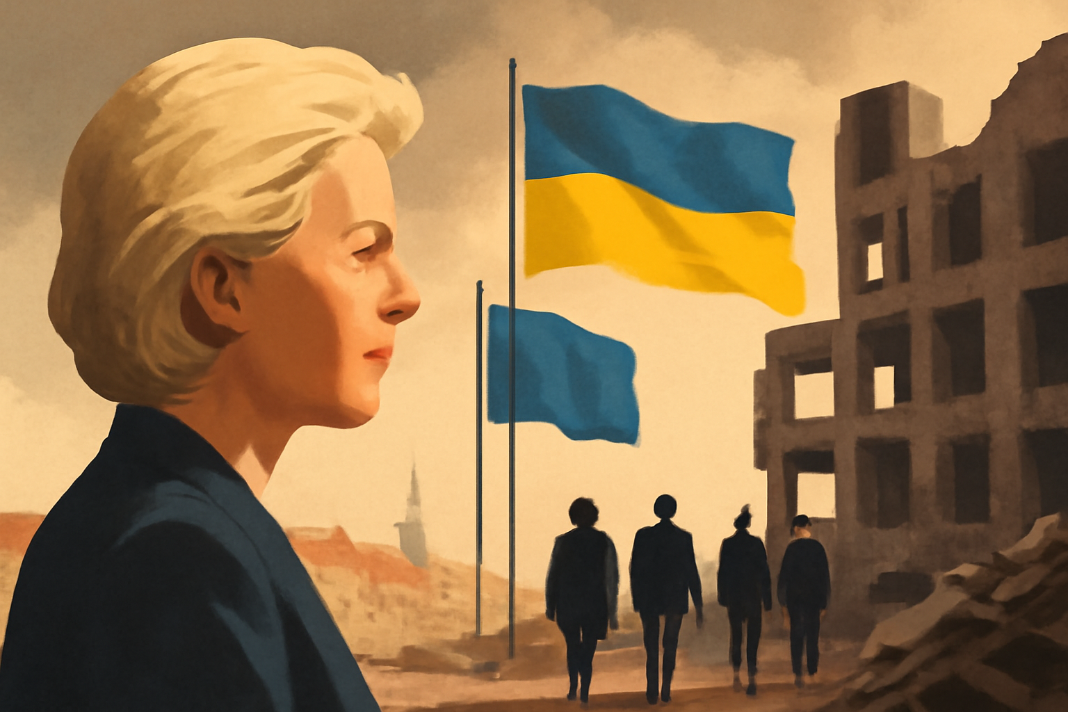 Von der Leyen Joins Ukraine Recovery Conference in Gdansk