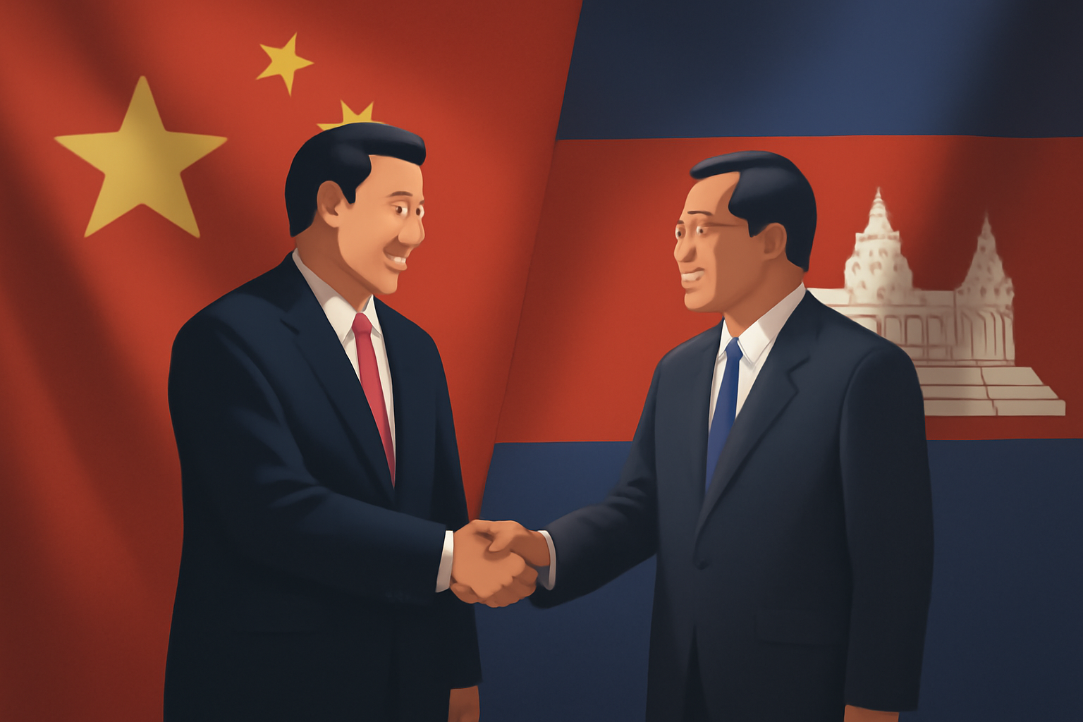 Xi Hosts Hun Sen to Deepen China-Cambodia Ties