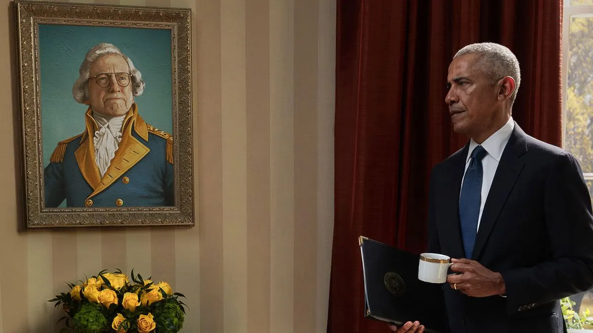 Barack Obama Features in 'Life, Larry' Finale, Reflecting on Tan Suit Controversy