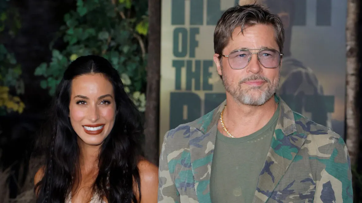 Brad Pitt Dons Camouflage for 'Heart of the Beast' Premiere