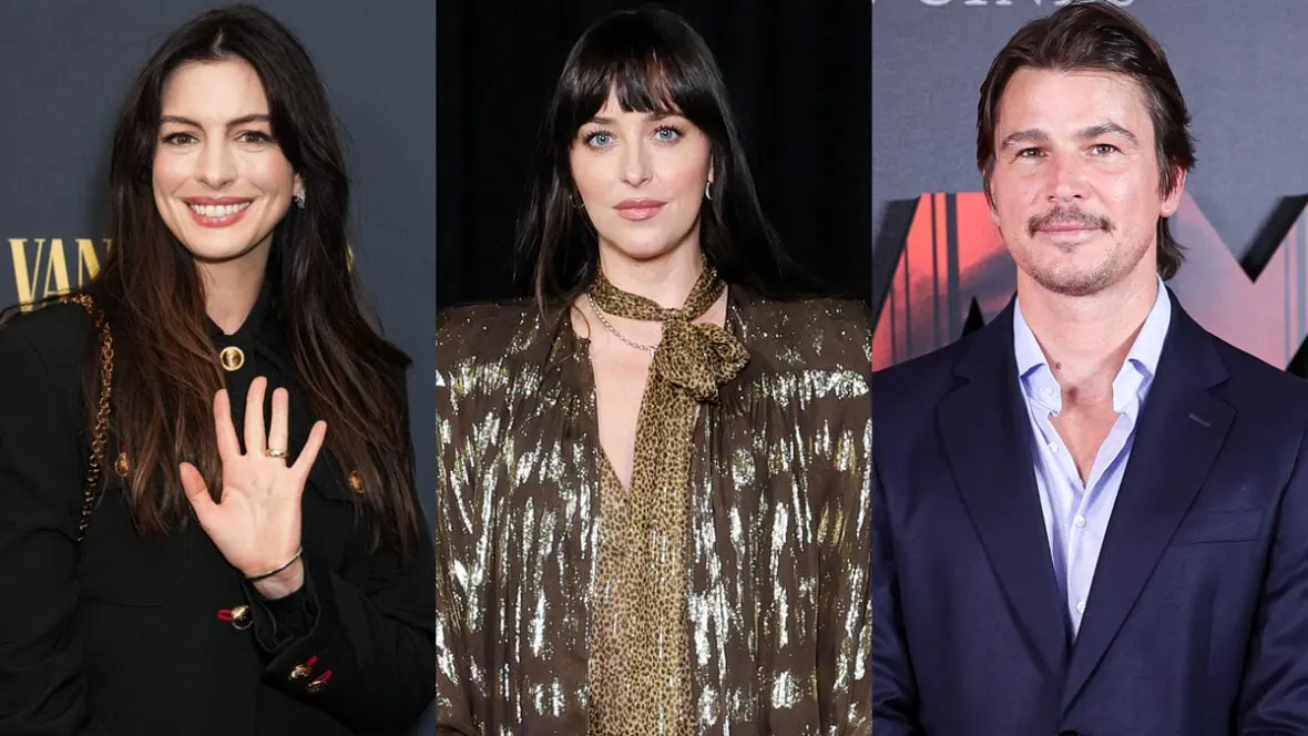 Dakota Johnson, Anne Hathaway & Josh Hartnett Launch Verity Press Tour in NYC