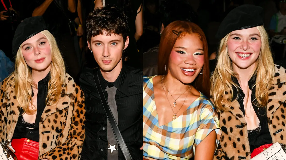 Elle Fanning Takes the Front Row at Coach's 85th Anniversary NYFW Show
