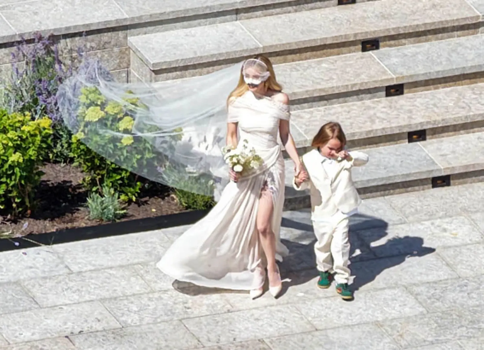 Emma Roberts Wed Cody John in a 1,000-Hour Custom Monique Lhuillier Gown