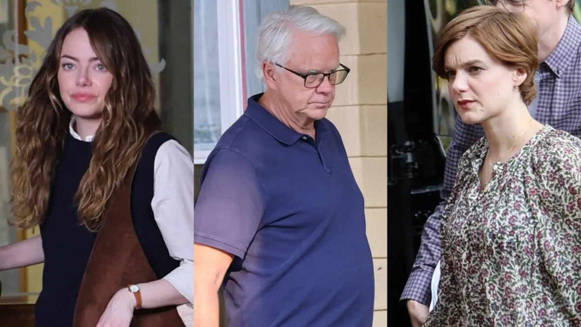 Emma Stone Spotted Filming 'The Catch' With Tim Robbins in Brooklyn