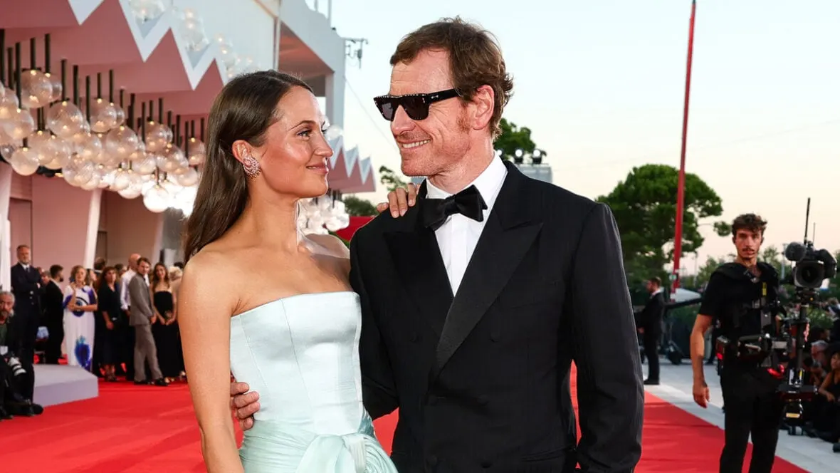 Fassbender Steps Out for Vikander's Venice Premiere of 'Echo Chamber'