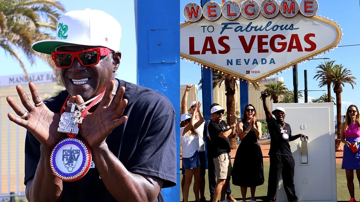 Flavor Flav Bathes Las Vegas in Pink to Kick Off SHE Weekend