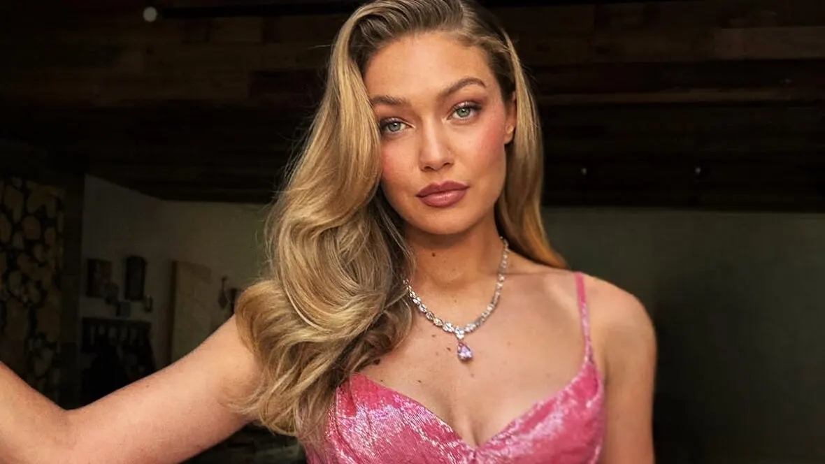 Gigi Hadid Wore a Dreamy Pink Wiederhoeft Gown to Taylor Swift's Wedding