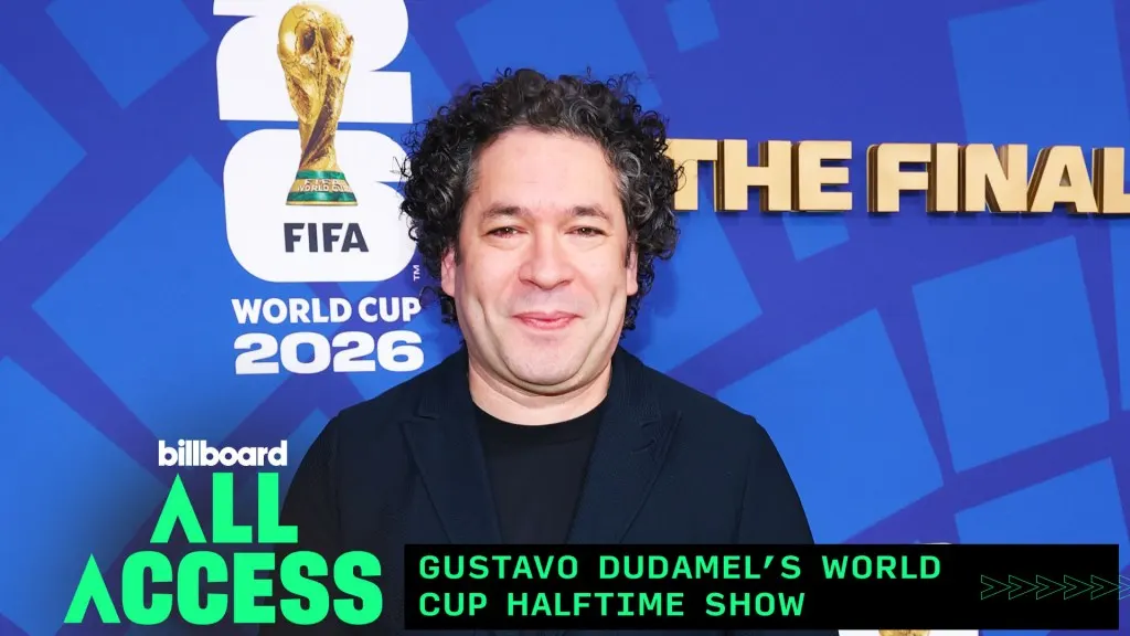 Gustavo Dudamel and Chris Martin: A Dynamic World Cup Halftime Collaboration