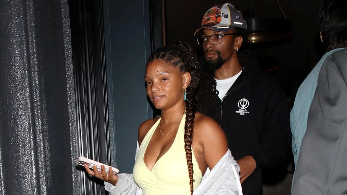 Halle Bailey Spotted Dining Out with Producer Scott Bridgeway