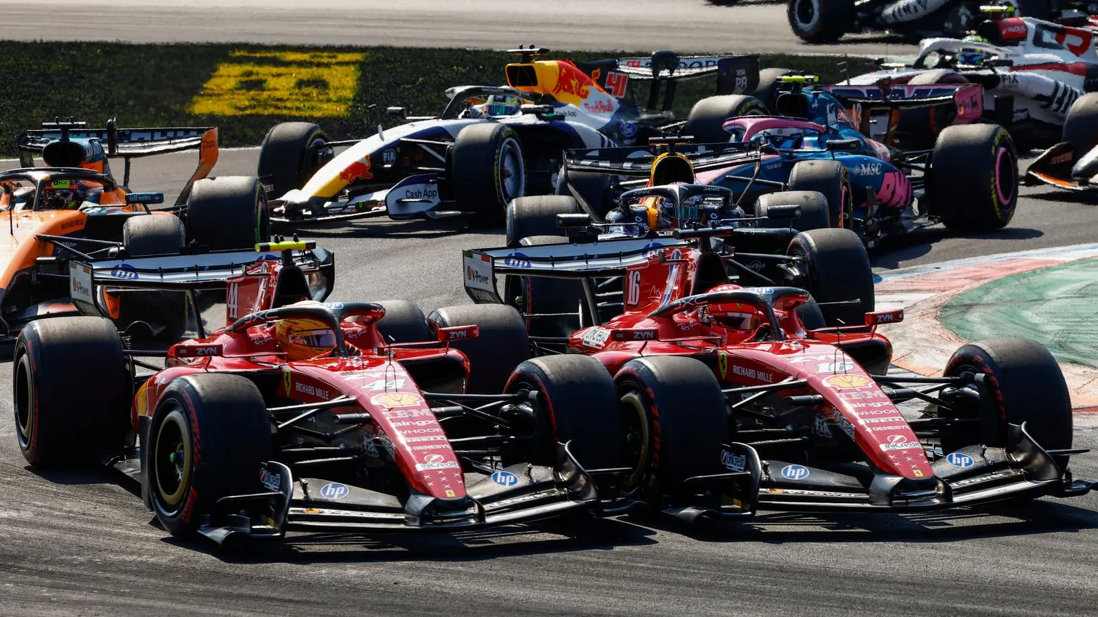 Hamilton Calls Out Ferrari for Monza Clash with Leclerc