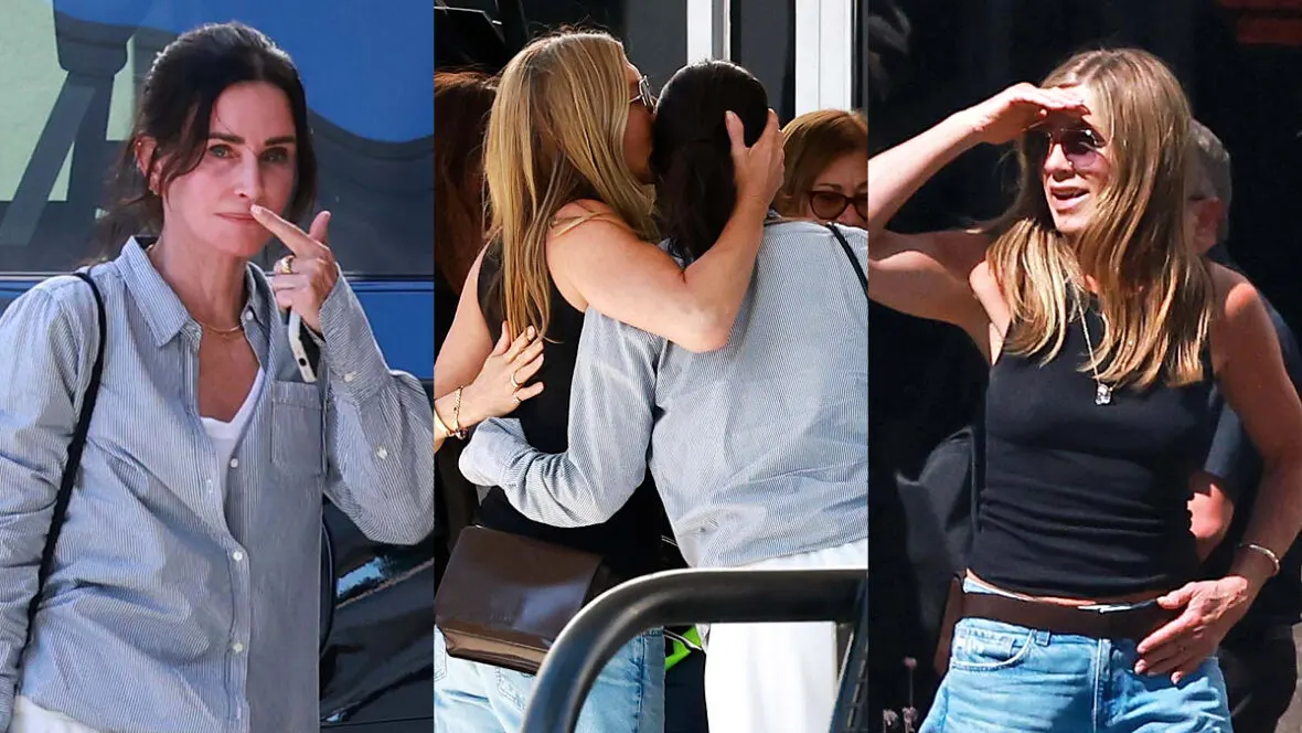 Jennifer Aniston and Courteney Cox's Sweet Reunion After European Getaway