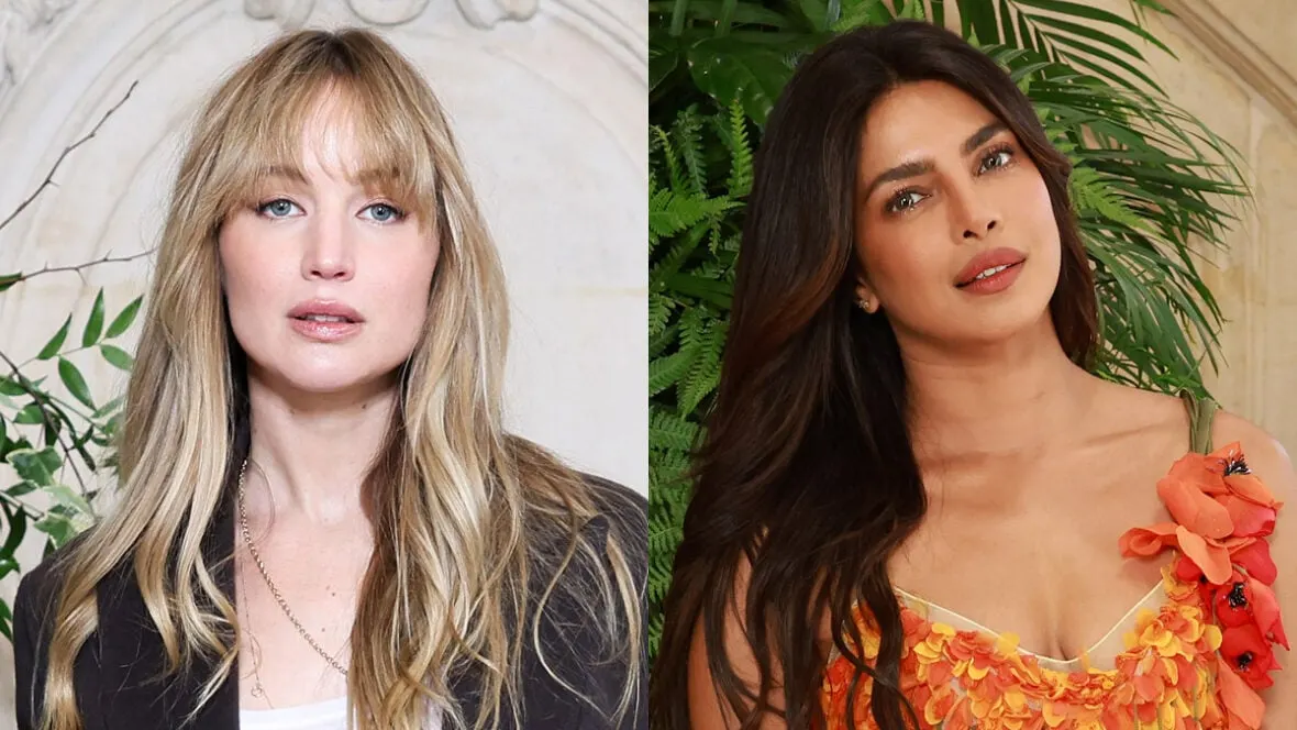 Jennifer Lawrence & Priyanka Chopra Jonas Champion Young Designers in Paris