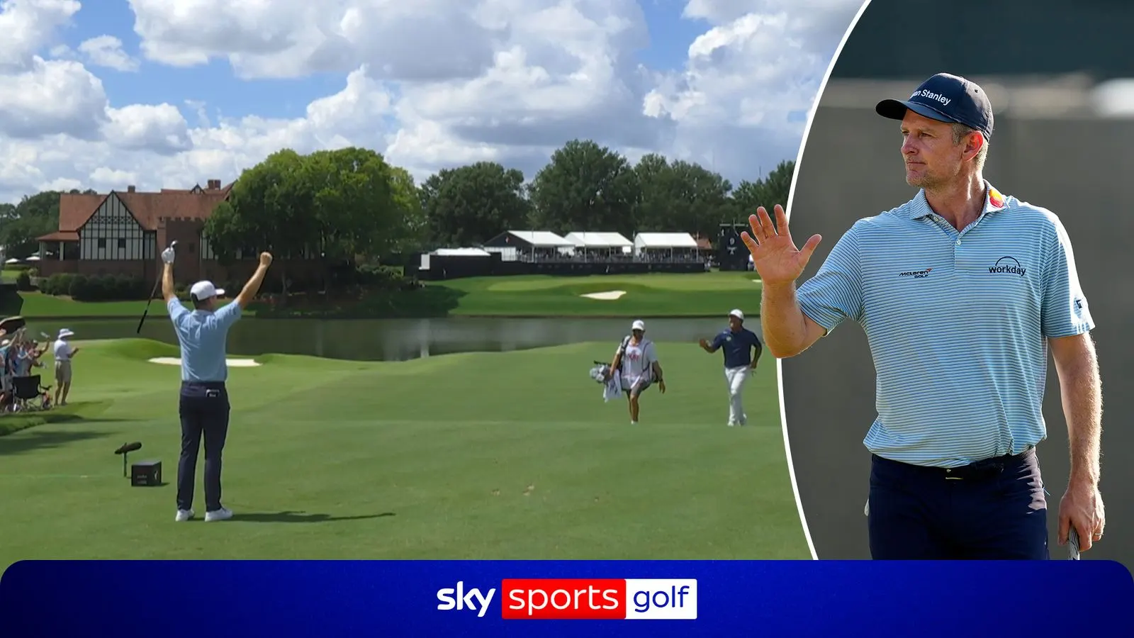 Justin Rose Drains a Stunning Hole-in-One at the Tour Championship