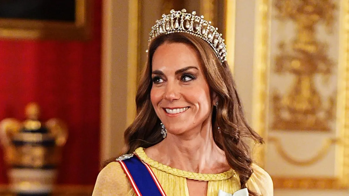 Kate Middleton Dazzles in Elie Saab and a Beloved Tiara at Windsor