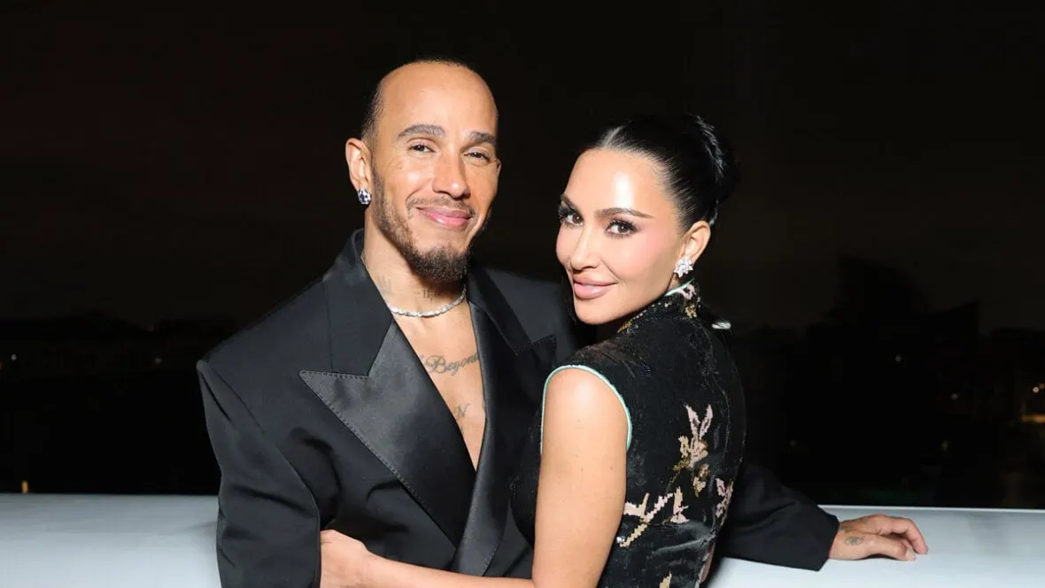 Kim Kardashian and Lewis Hamilton Share Sweet Moments at Museum Opening