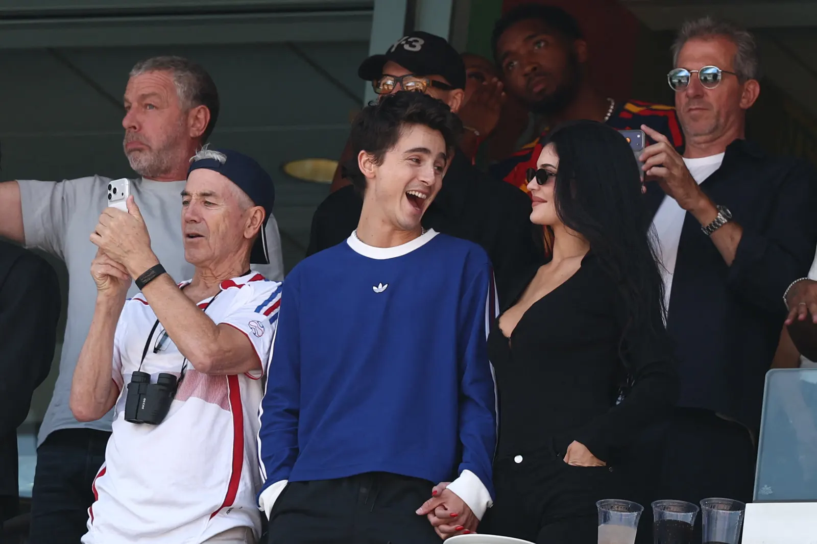 Kylie Jenner and Timothée Chalamet Share a Kiss at World Cup Final