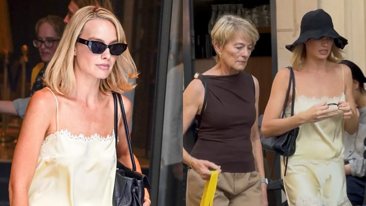 Margot Robbie Stuns in Yellow as She Enjoys Paris with Her Mom