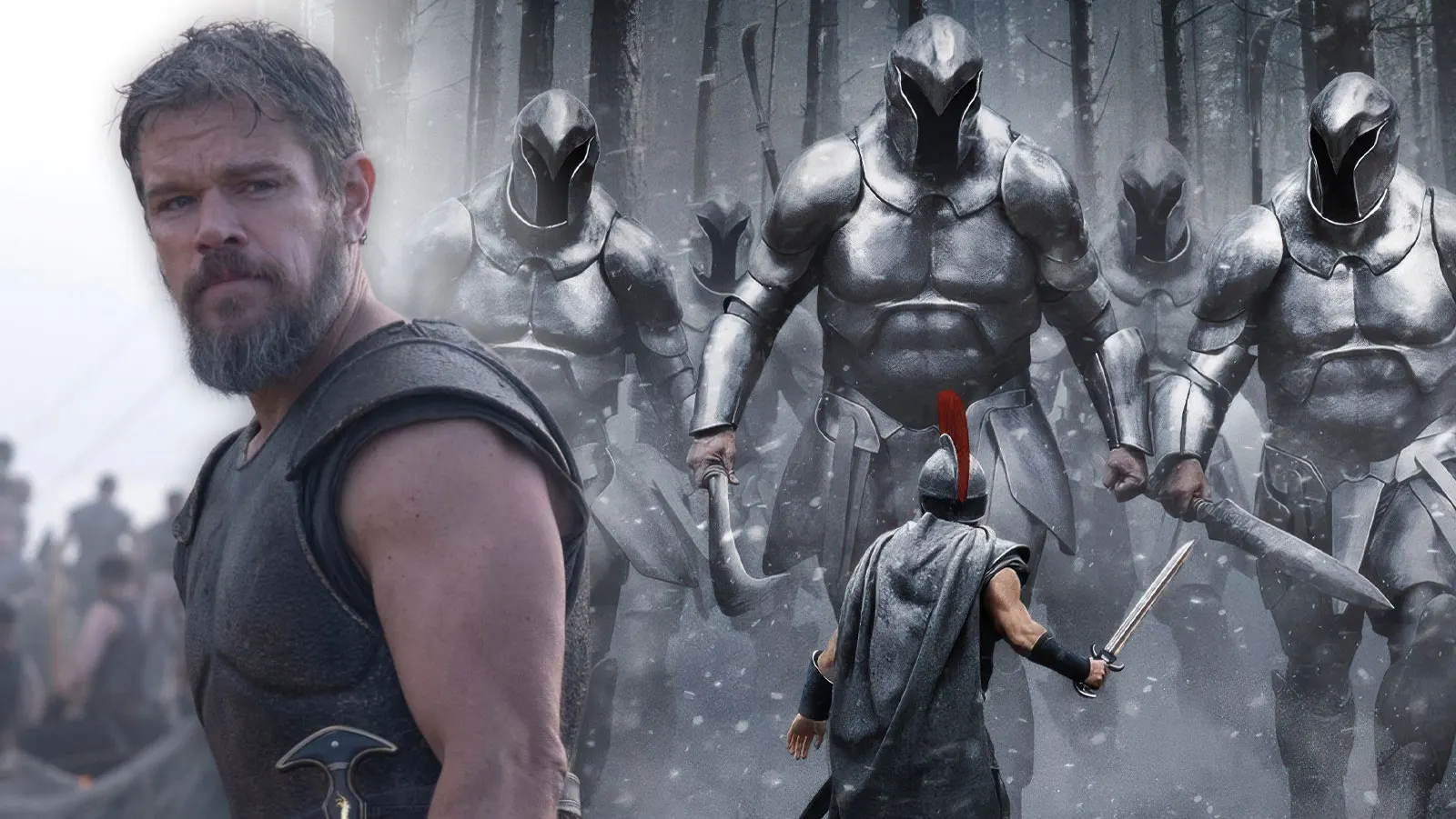 Matt Damon's Stunt Double in 'The Odyssey' Was a Woman With Incredible Arms