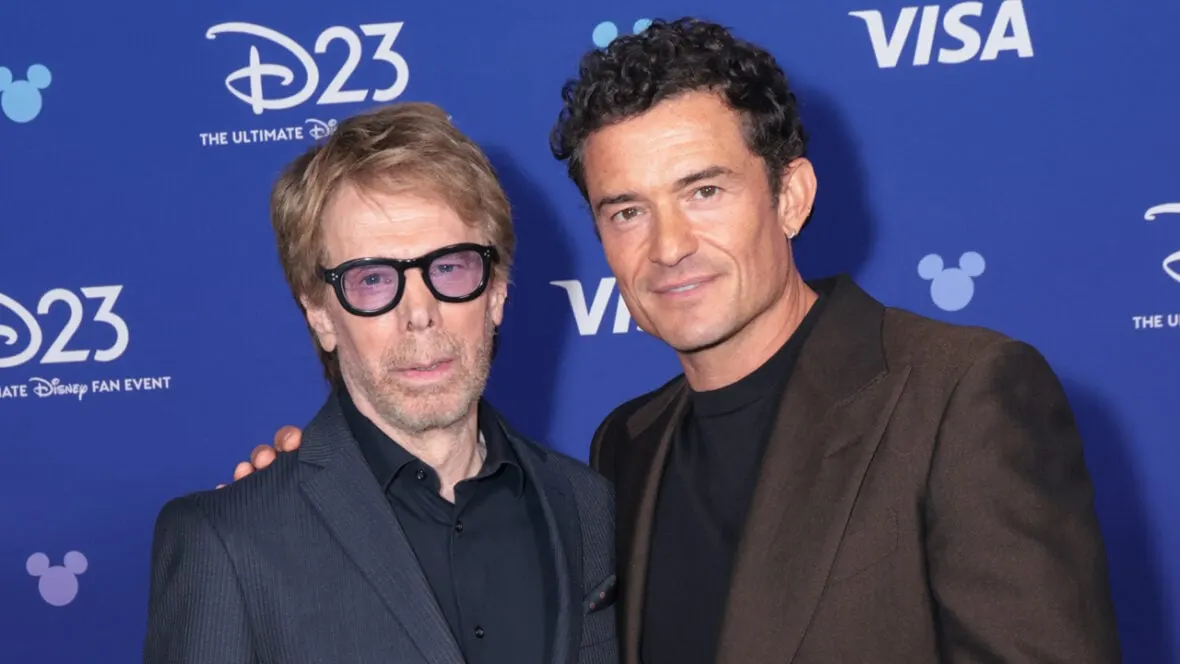 Orlando Bloom Surprises D23 Crowd Honoring Jerry Bruckheimer
