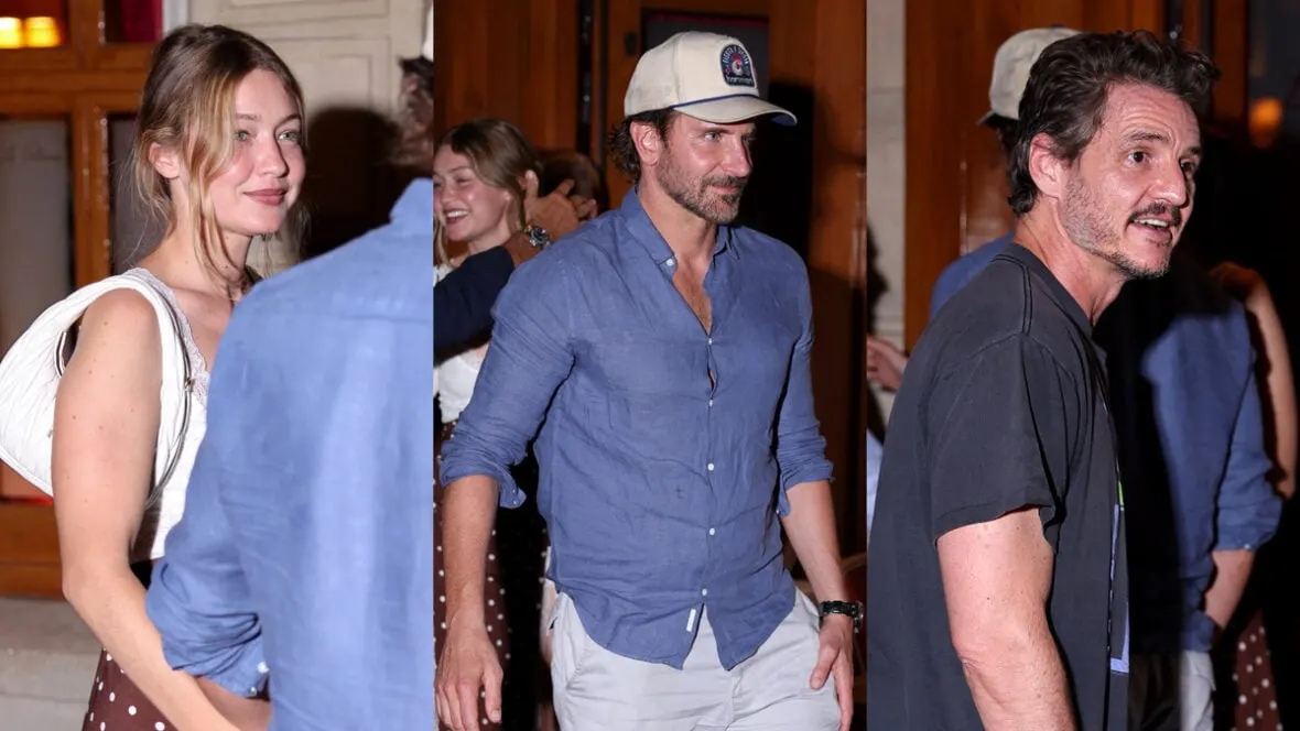 Pedro Pascal Joins Gigi Hadid and Bradley Cooper for Paris Dinner