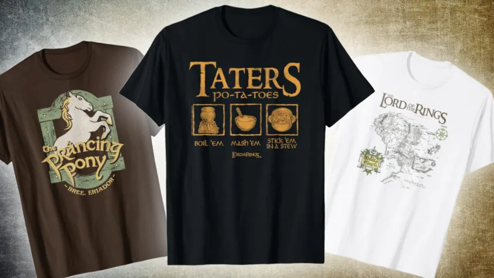 Peter Jackson's Trilogy Inspires a Weekend Lord of the Rings T-Shirt Sale on Amazon