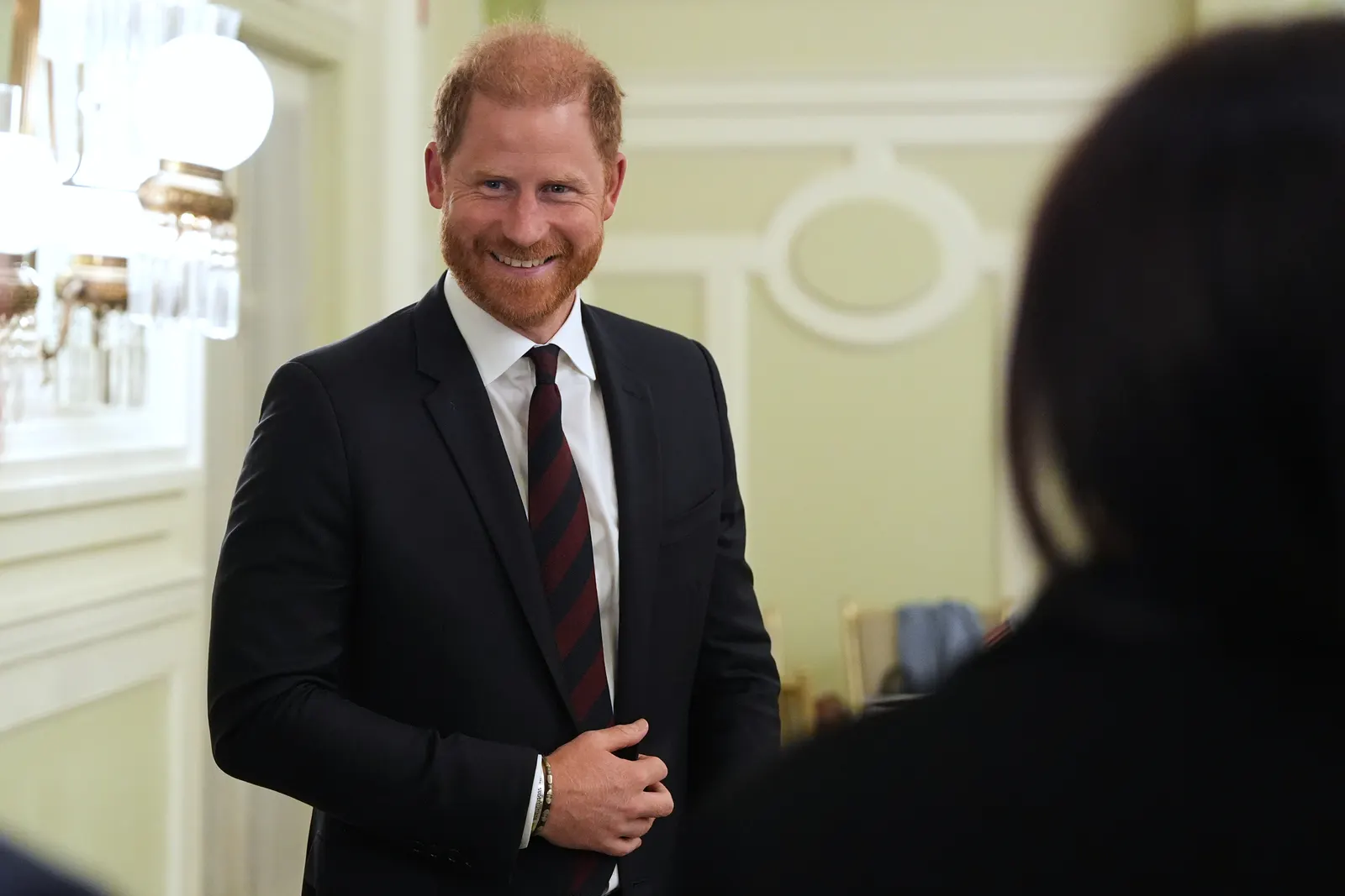 Prince Harry All Smiles as He Prepares for UK Homecoming
