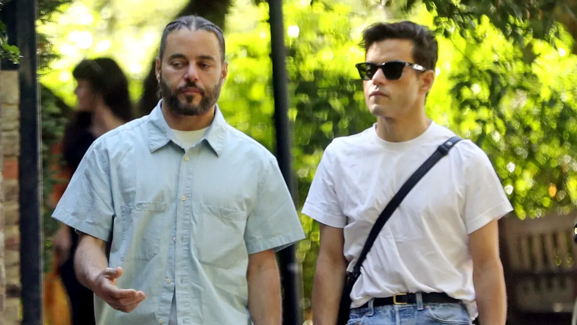 Rami Malek Enjoys London Stroll With Identical Twin Brother Sami