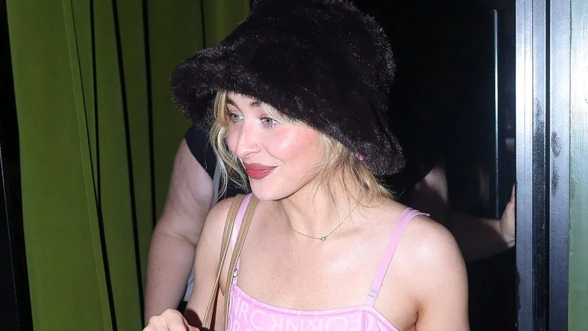 Sabrina Carpenter Dazzles in Pink During Paris Dinner Date