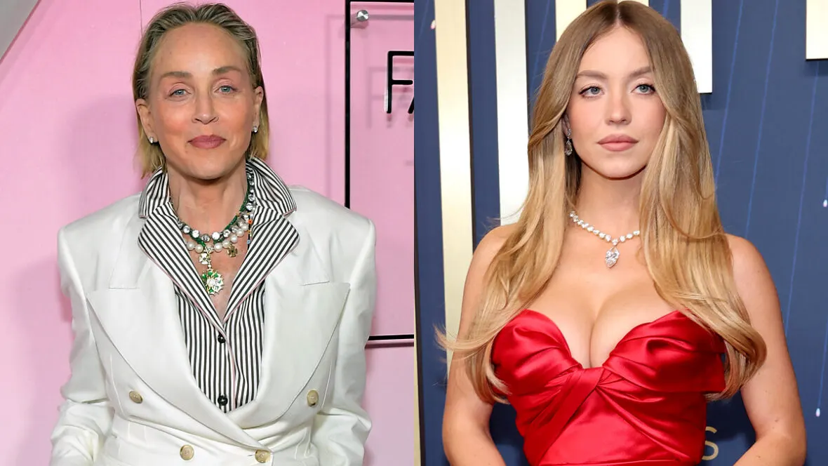 Sharon Stone Takes a Playful Swipe at Sydney Sweeney's Lingerie Venture