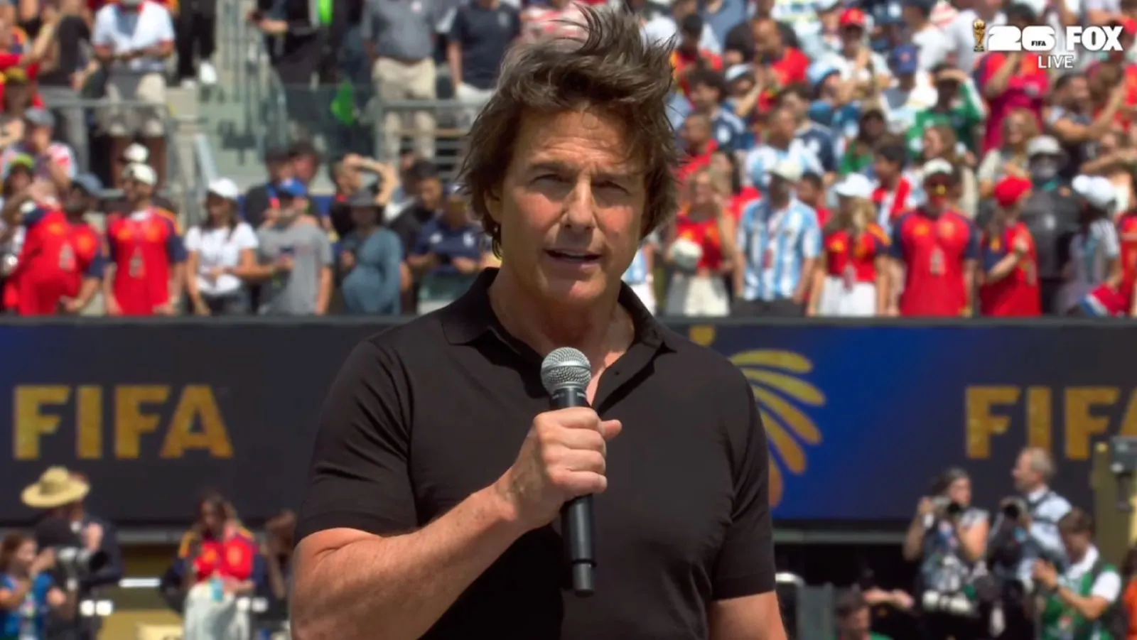Tom Cruise Lights Up World Cup Final with Messages of Unity