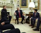 Trump Hosts Young Rescue Pair at White House, Quips He'd Have Skipped the Save