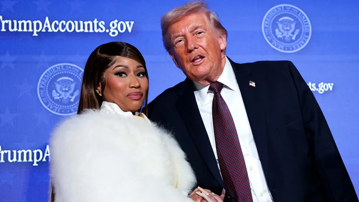 Trump Praises Nicki Minaj at White House Rose Garden Luncheon