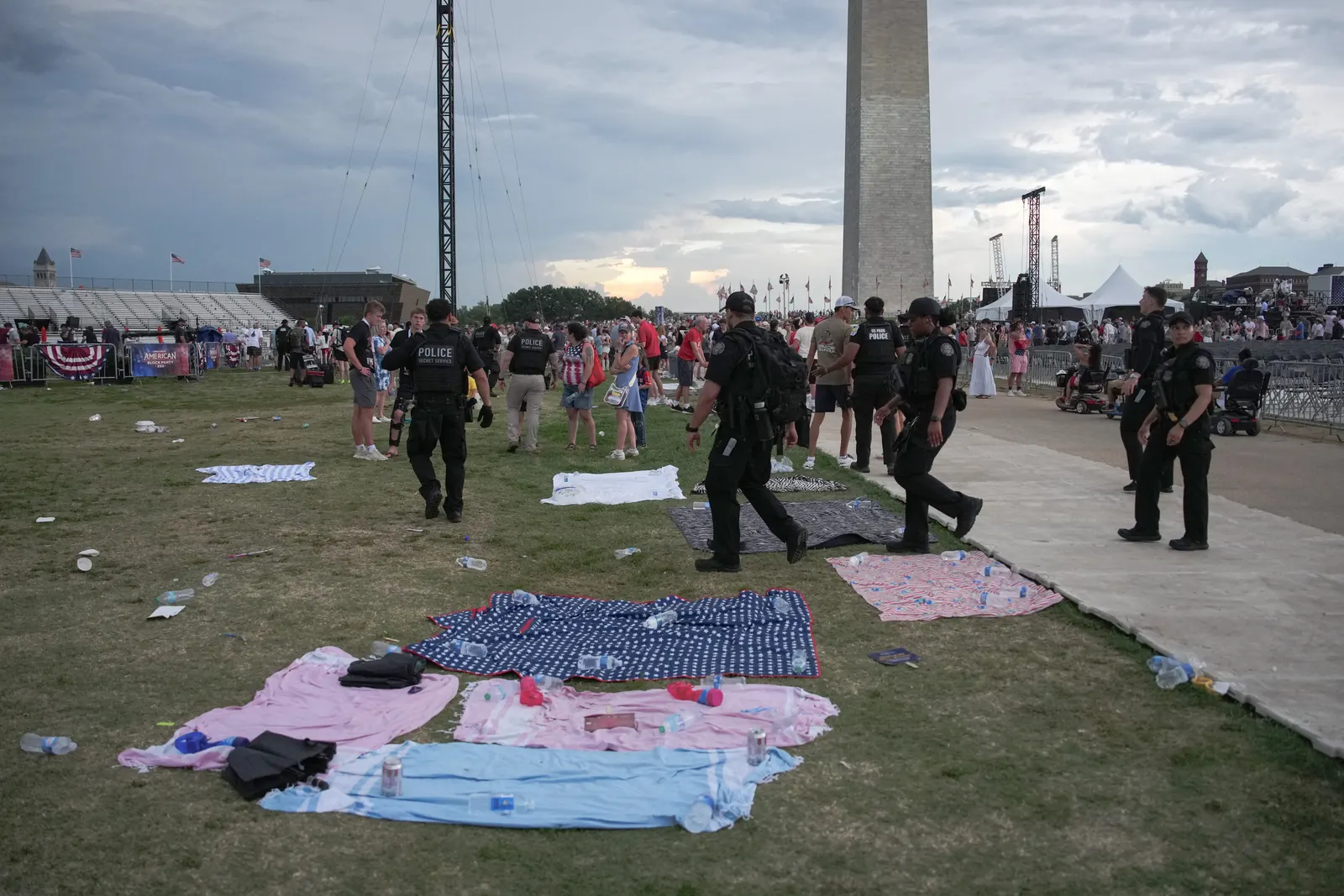 Trump Sets to Speak Amid National Mall Evacuations Due to Weather