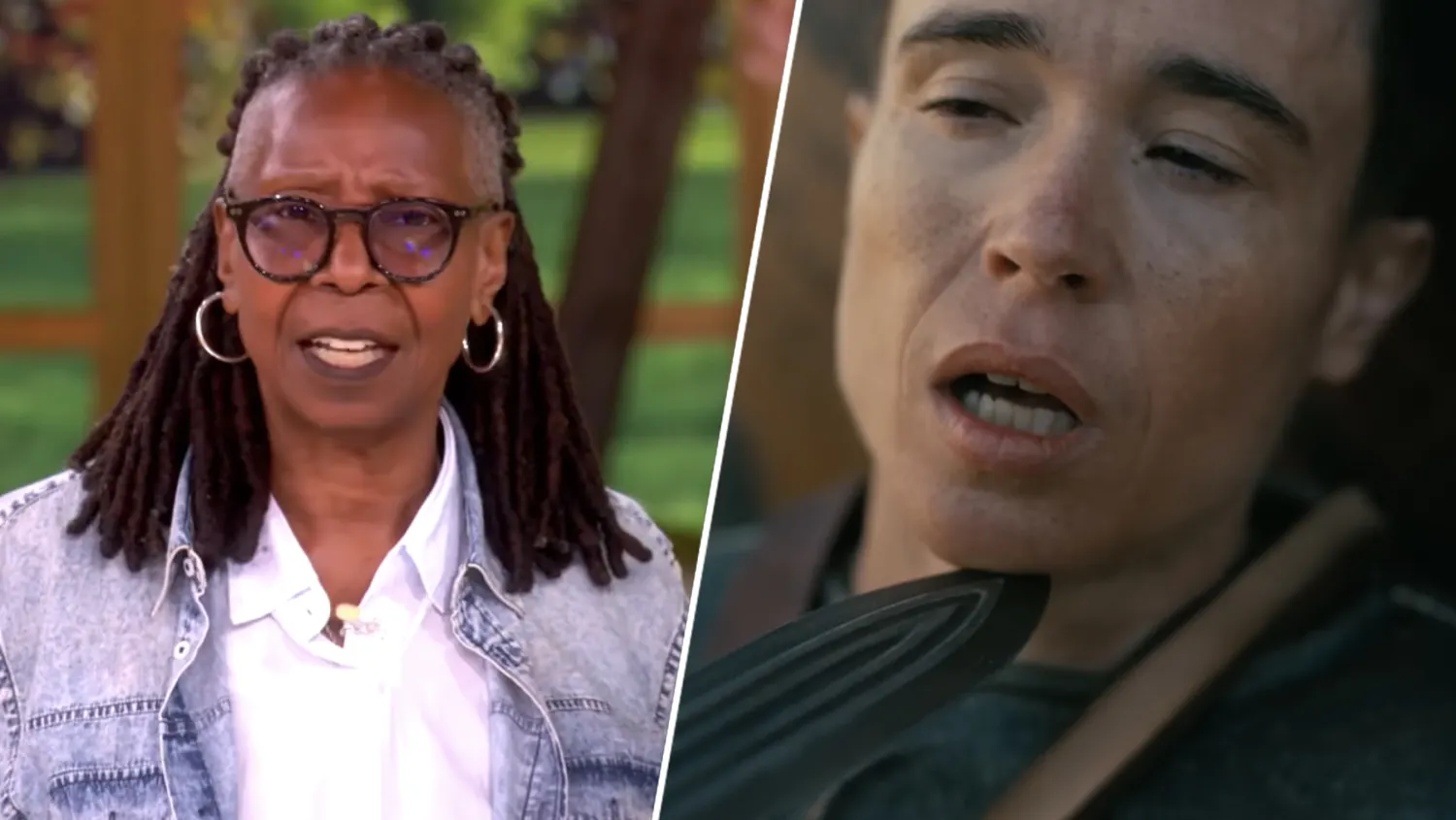 Whoopi Goldberg Defends Elliot Page Amid Transphobic Backlash